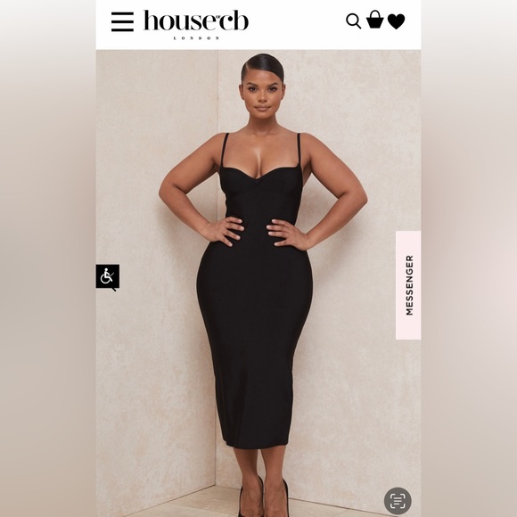 House of CB Black Bandage Dress - Picture 3 of 9